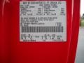 E4: Bright Red 2000 Ford F150 XL Regular Cab Color Code