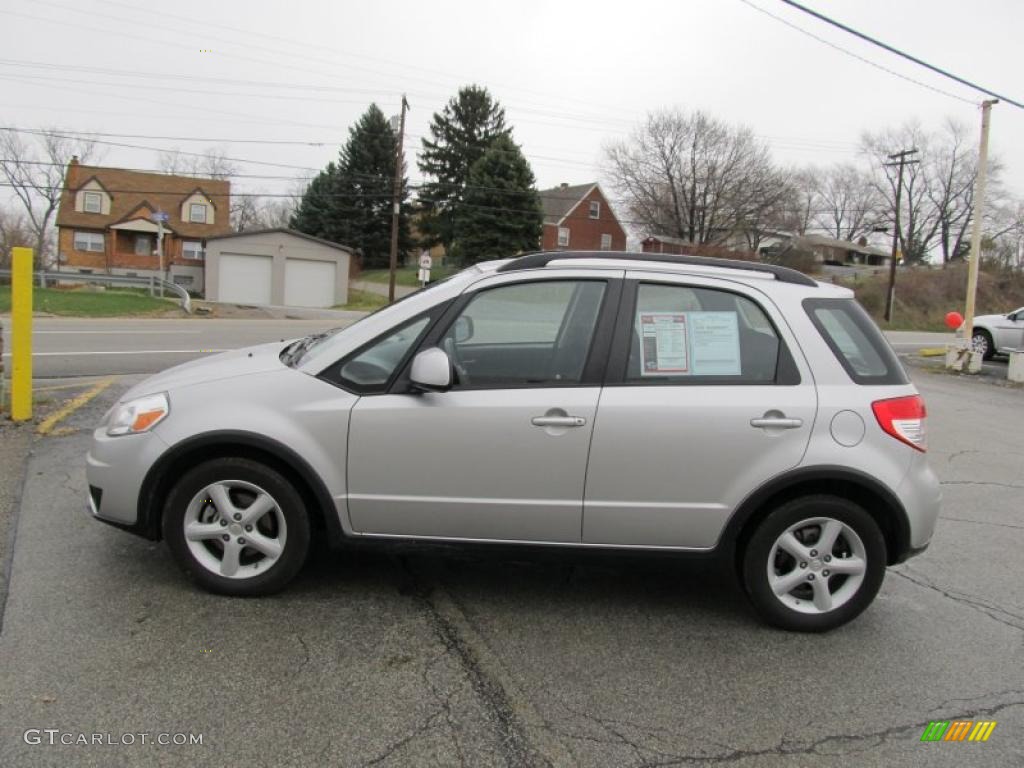 Quicksilver Metallic 2009 Suzuki SX4 Crossover Technology Exterior Photo #40175617