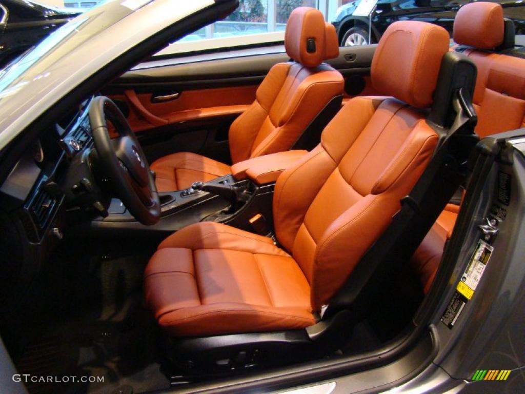 2009 M3 Convertible - Space Grey Metallic / Fox Red Novillo Leather photo #7