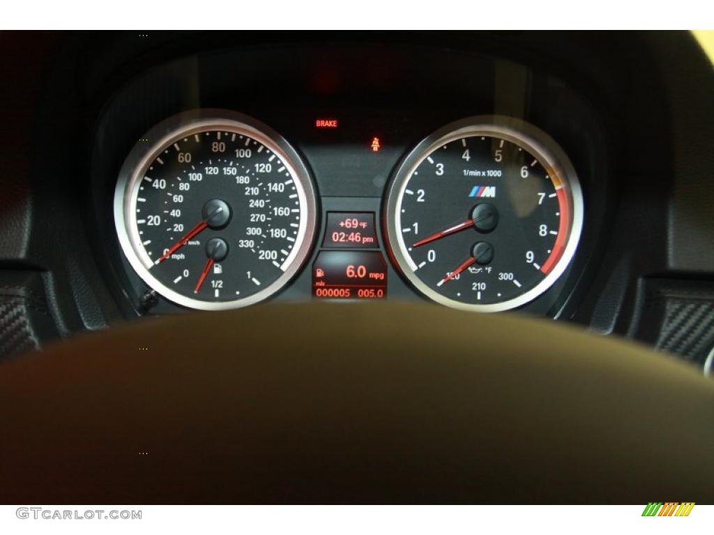 2011 BMW M3 Coupe Gauges Photo #40177037