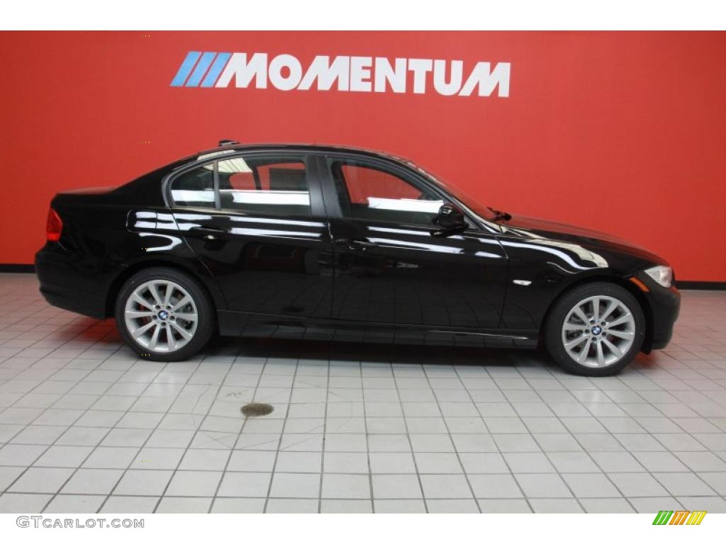 2011 3 Series 328i Sedan - Jet Black / Black photo #3