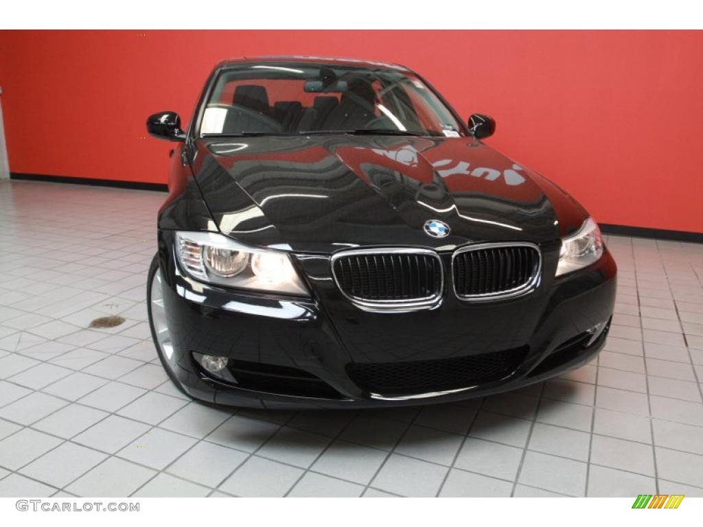 2011 3 Series 328i Sedan - Jet Black / Black photo #20