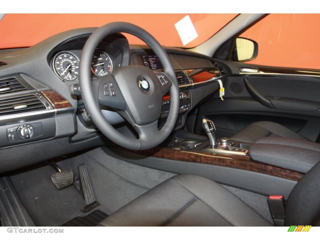 Black Interior 2011 BMW X5 xDrive 35d Photo #40178241