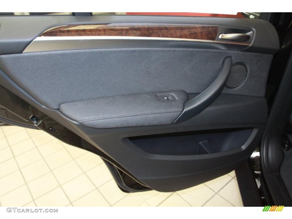 2011 BMW X5 xDrive 35d Black Door Panel Photo #40178486