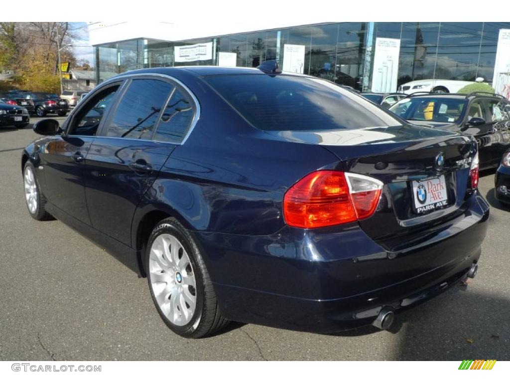 2007 3 Series 335xi Sedan - Monaco Blue Metallic / Terra/Black Dakota Leather photo #4