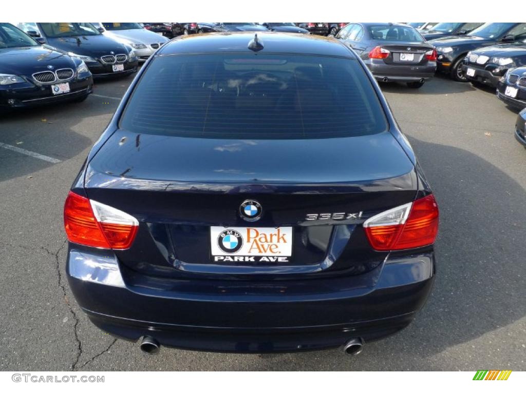 2007 3 Series 335xi Sedan - Monaco Blue Metallic / Terra/Black Dakota Leather photo #6