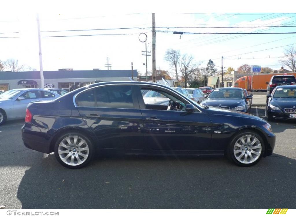 2007 3 Series 335xi Sedan - Monaco Blue Metallic / Terra/Black Dakota Leather photo #14