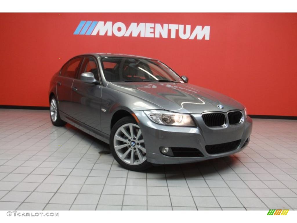 2011 3 Series 328i Sedan - Space Gray Metallic / Black photo #1
