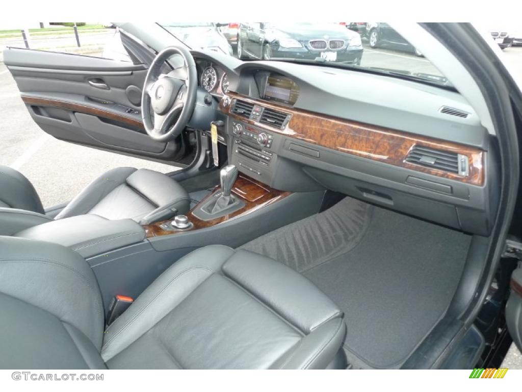 2008 3 Series 328xi Coupe - Jet Black / Black photo #32