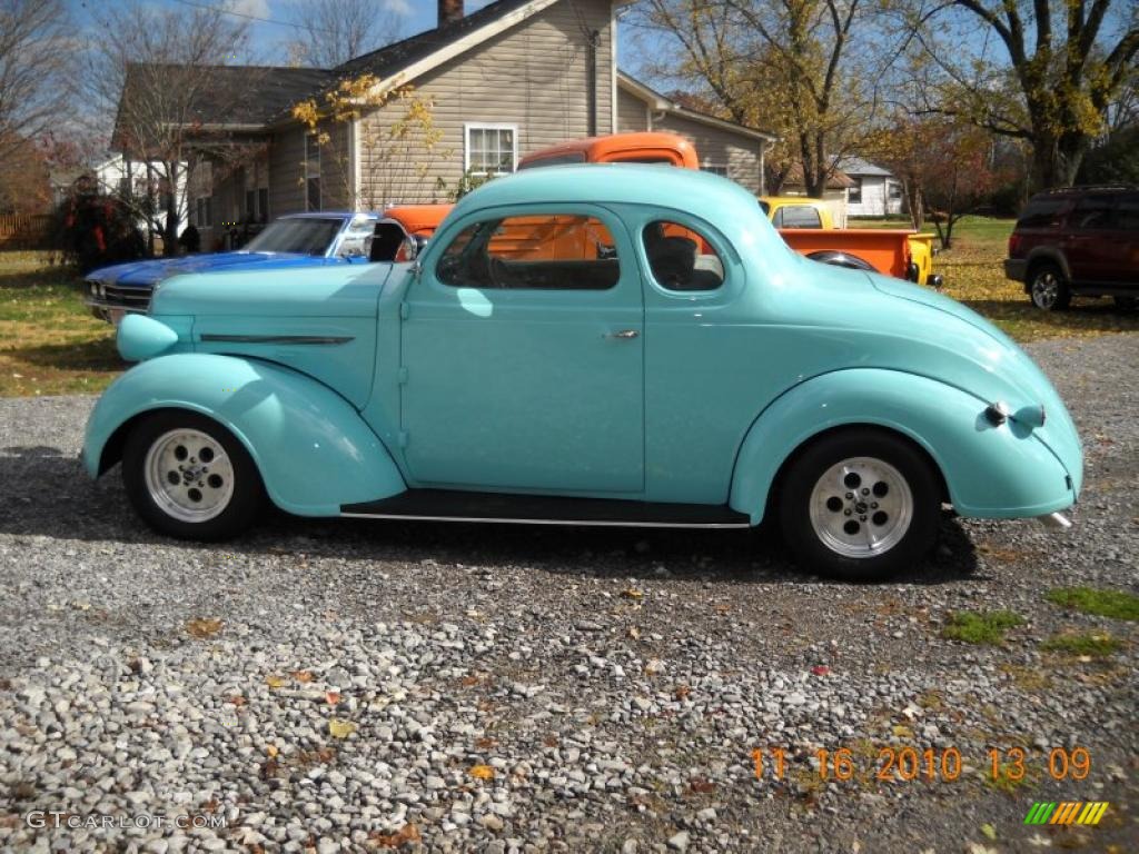 1937 Coupe Custom - Turquoise / Gray photo #1