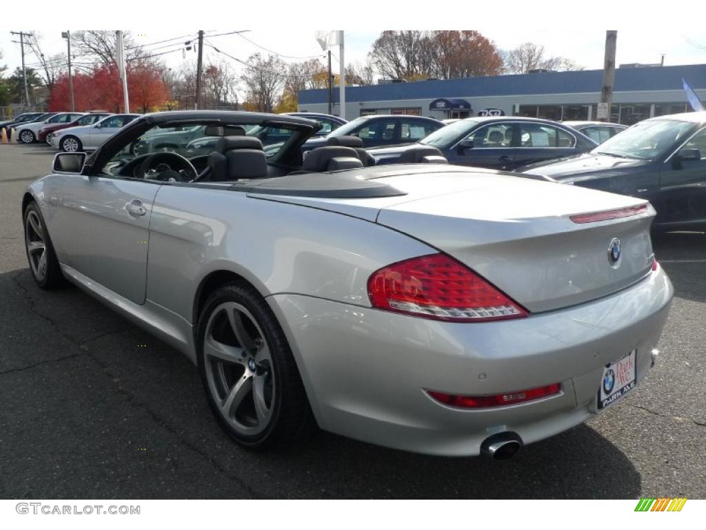 Titanium Silver Metallic 2008 BMW 6 Series 650i Convertible Exterior Photo #40181406