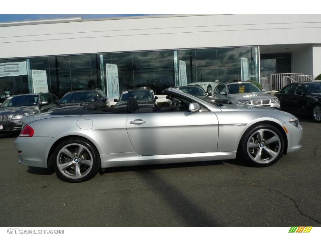 Titanium Silver Metallic 2008 BMW 6 Series 650i Convertible Exterior Photo #40181438