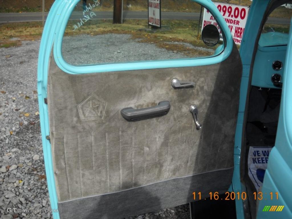 1937 Plymouth Coupe Custom Gray Door Panel Photo #40181758