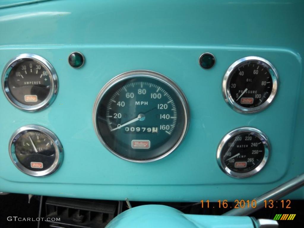 1937 Plymouth Coupe Custom Gauges Photos
