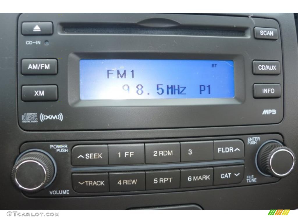2008 Elantra GLS Sedan - Regatta Blue Metallic / Beige photo #17