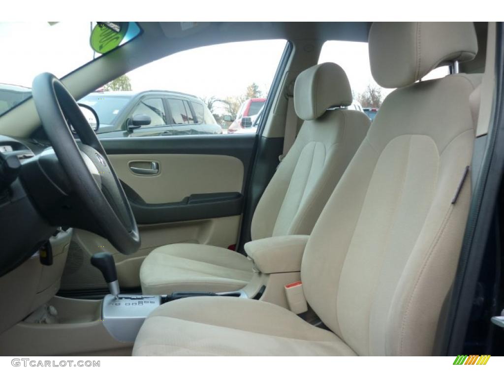 2008 Elantra GLS Sedan - Regatta Blue Metallic / Beige photo #21
