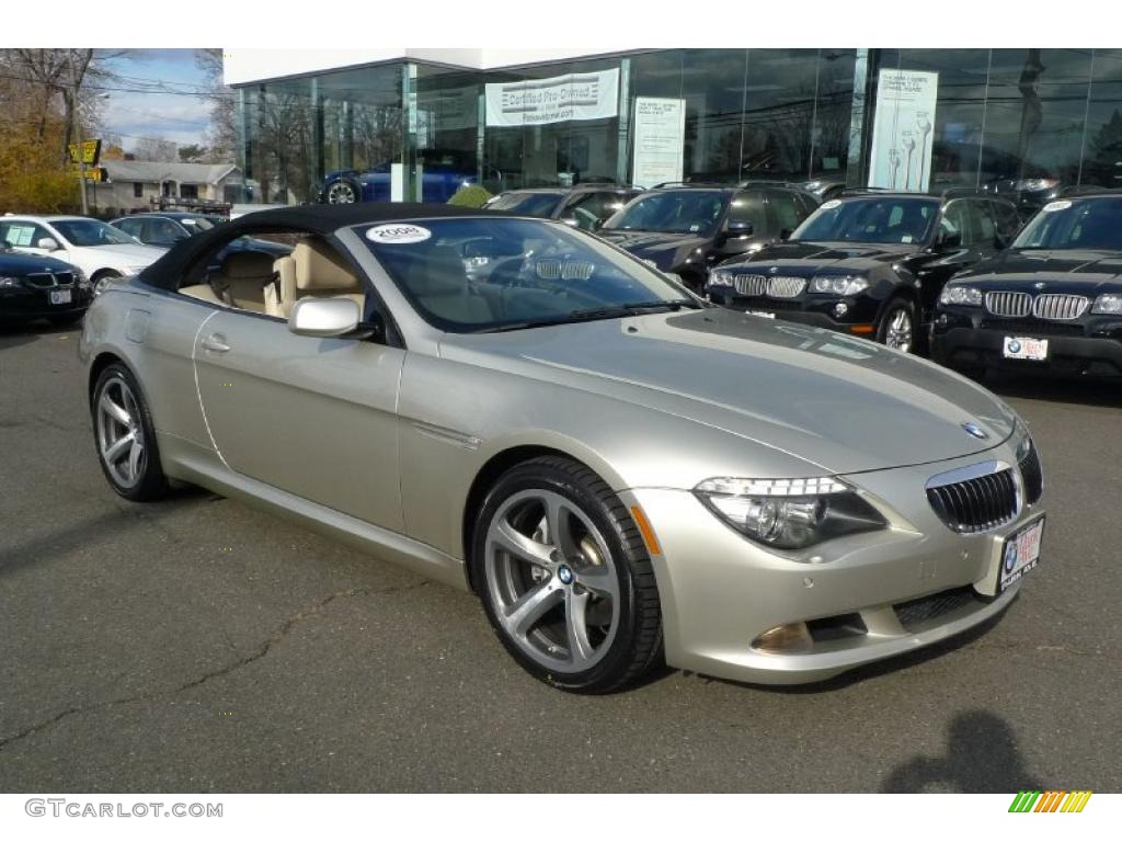 2008 6 Series 650i Convertible - Mineral Silver Metallic / Cream Beige photo #9