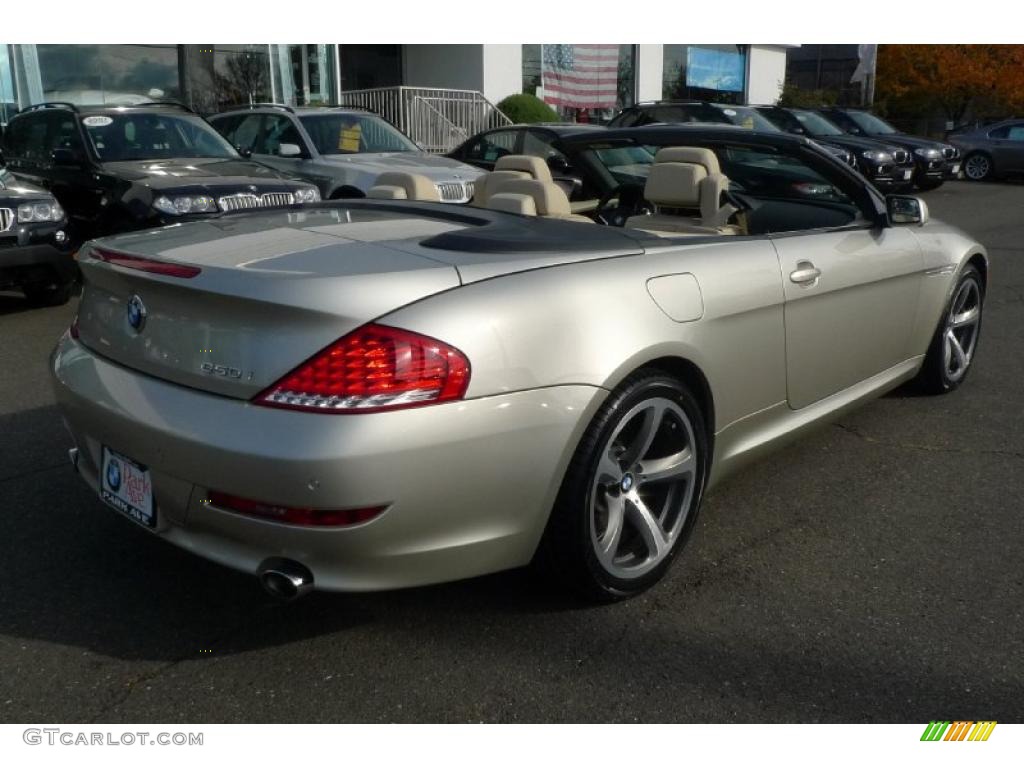 2008 6 Series 650i Convertible - Mineral Silver Metallic / Cream Beige photo #16