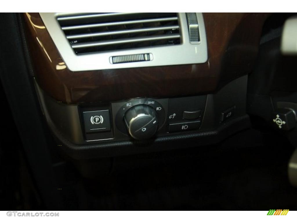 2008 7 Series 750Li Sedan - Azurite Black Metallic / Flannel Grey photo #32