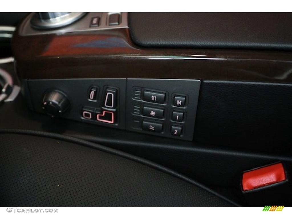 2008 7 Series 750Li Sedan - Azurite Black Metallic / Flannel Grey photo #38