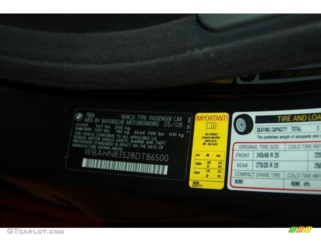 2008 7 Series 750Li Sedan - Azurite Black Metallic / Flannel Grey photo #39