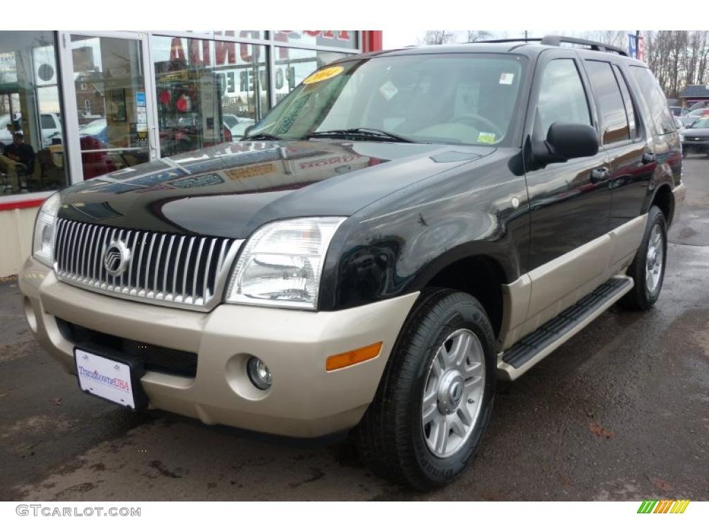 Black Clearcoat 2004 Mercury Mountaineer Convenience AWD Exterior Photo #40185851