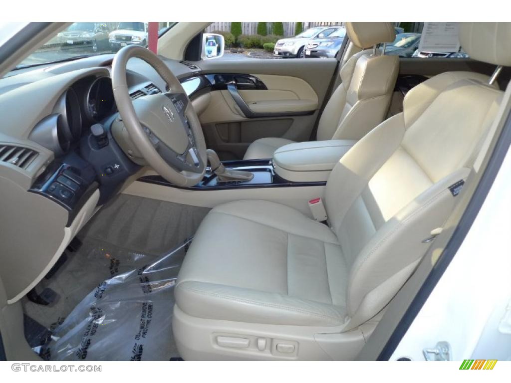 Parchment Interior 2009 Acura MDX Technology Photo #40186623