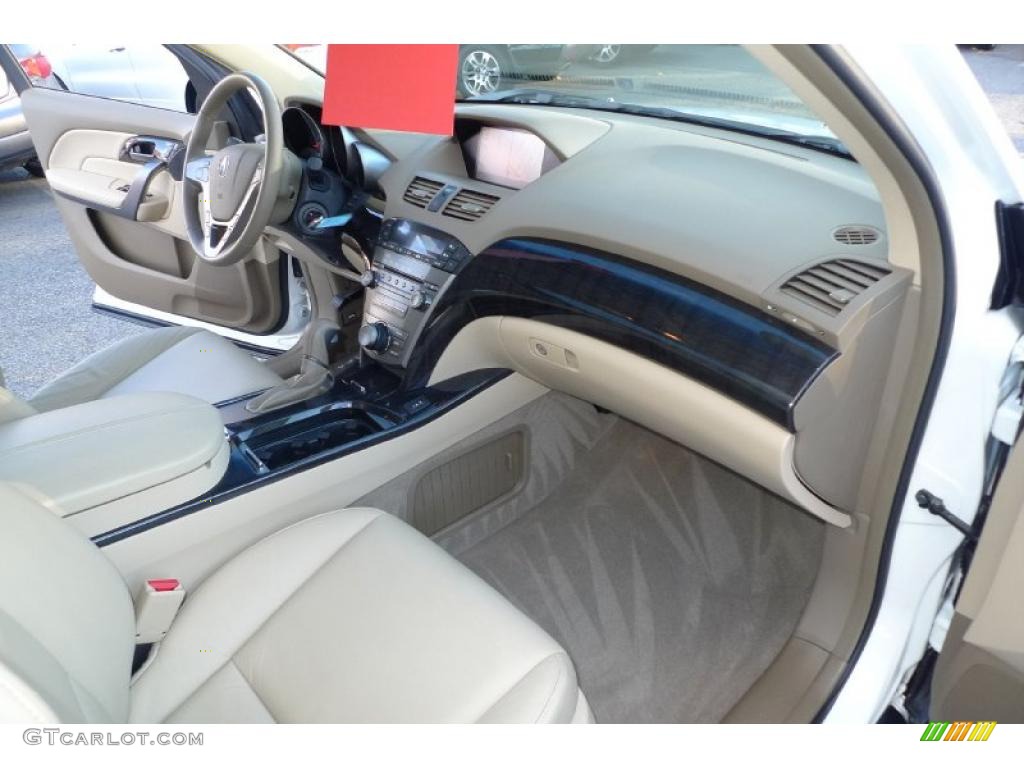 2009 Acura MDX Technology Parchment Dashboard Photo #40186767