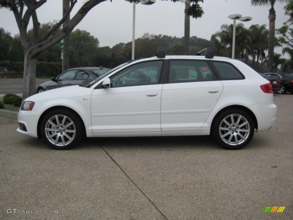 2011 A3 2.0 TDI - Ibis White / Black photo #2