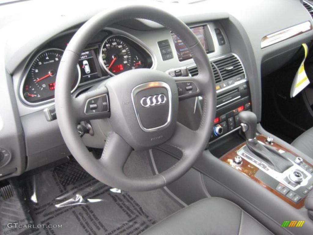 Black Interior 2011 Audi Q7 3.0 TFSI quattro Photo #40187907