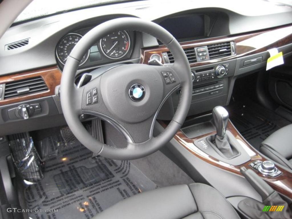 Black Interior 2011 BMW 3 Series 335i Coupe Photo #40188135