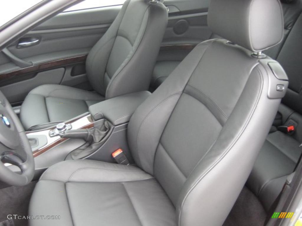 2011 3 Series 335i Coupe - Space Gray Metallic / Black photo #5