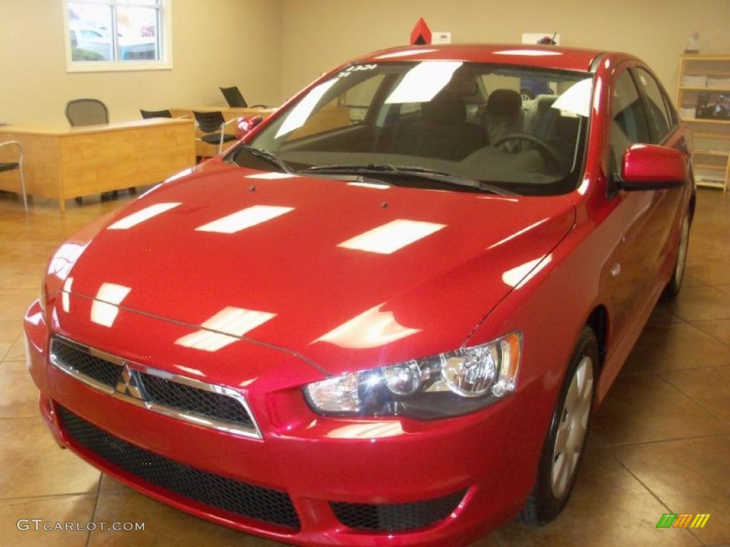 Rally Red Metallic Mitsubishi Lancer