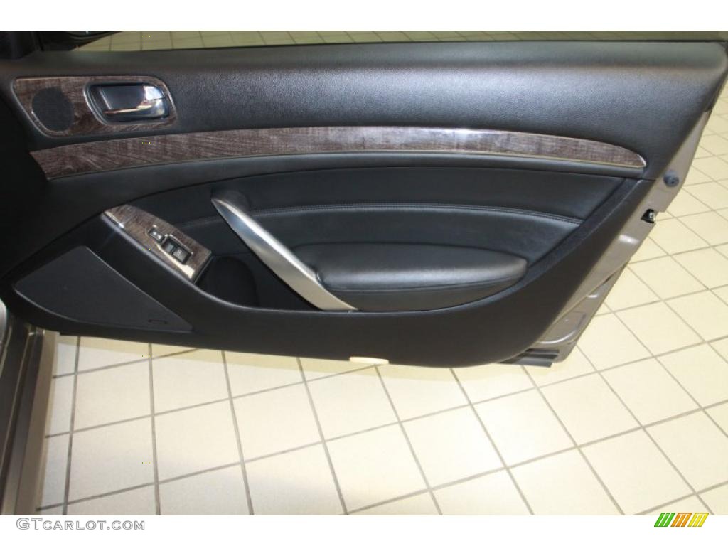 2008 Infiniti G 37 S Sport Coupe Graphite Door Panel Photo #40188715