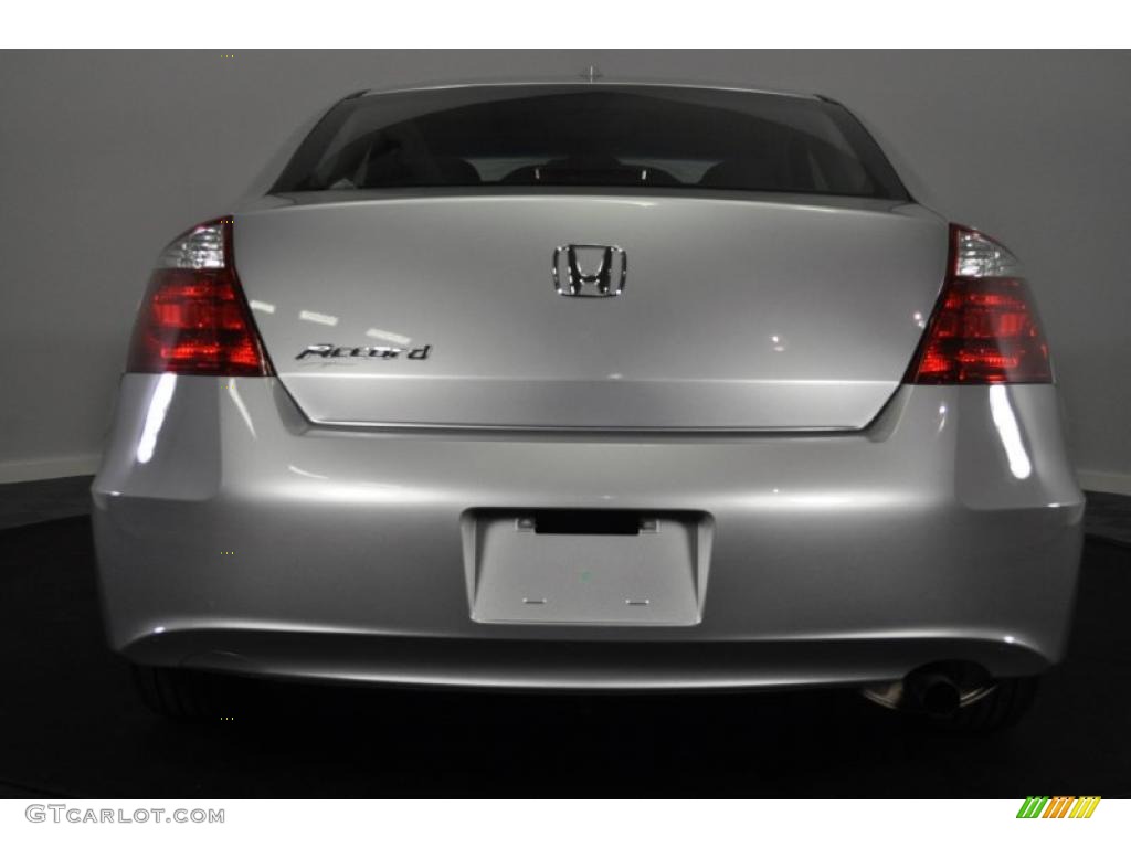 2008 Accord EX-L Coupe - Alabaster Silver Metallic / Black photo #4