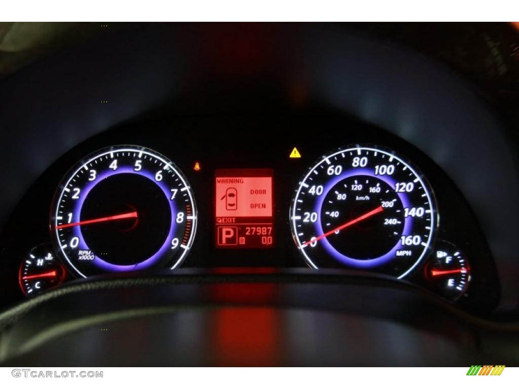 2008 Infiniti G 37 S Sport Coupe Gauges Photo #40189091