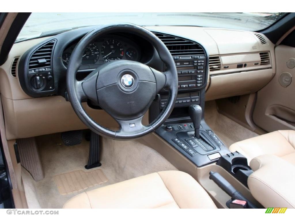 Sand Interior 1999 BMW 3 Series 323i Convertible Photo #40189363