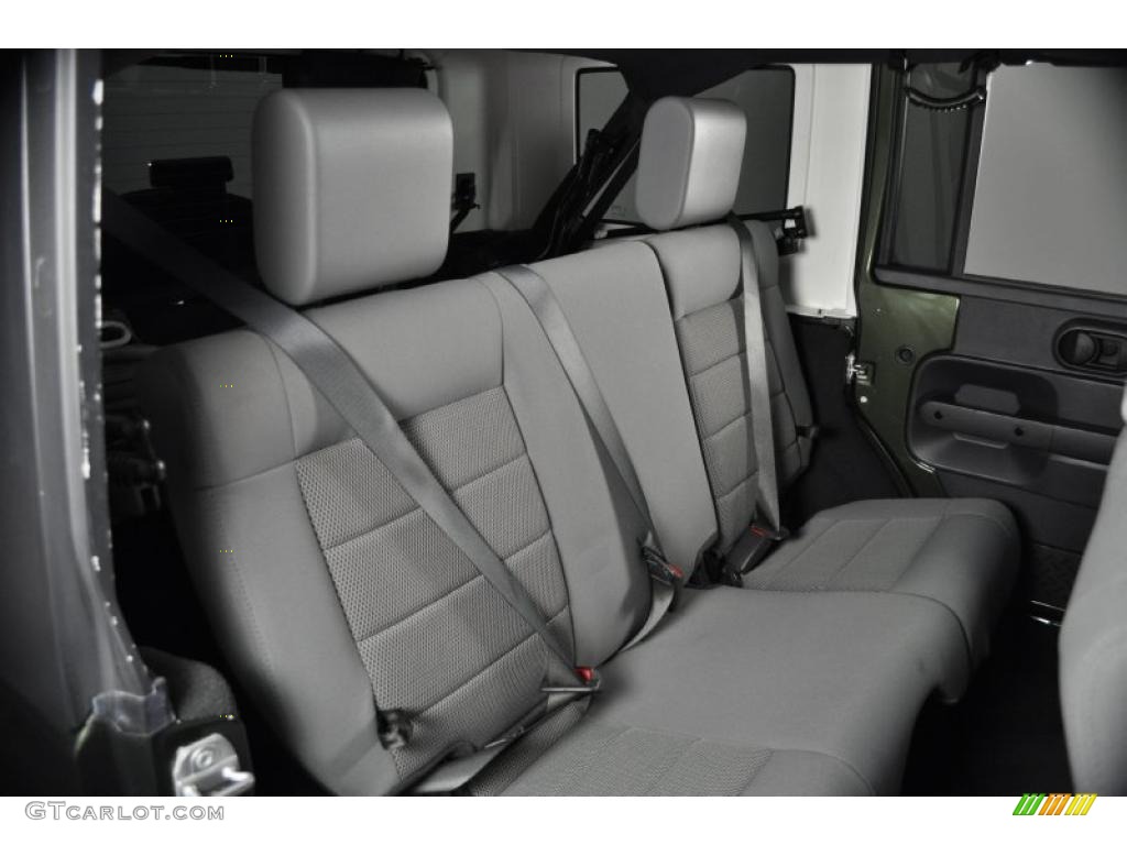 Dark Slate Gray/Medium Slate Gray Interior 2009 Jeep Wrangler Unlimited Sahara 4x4 Photo #40190127