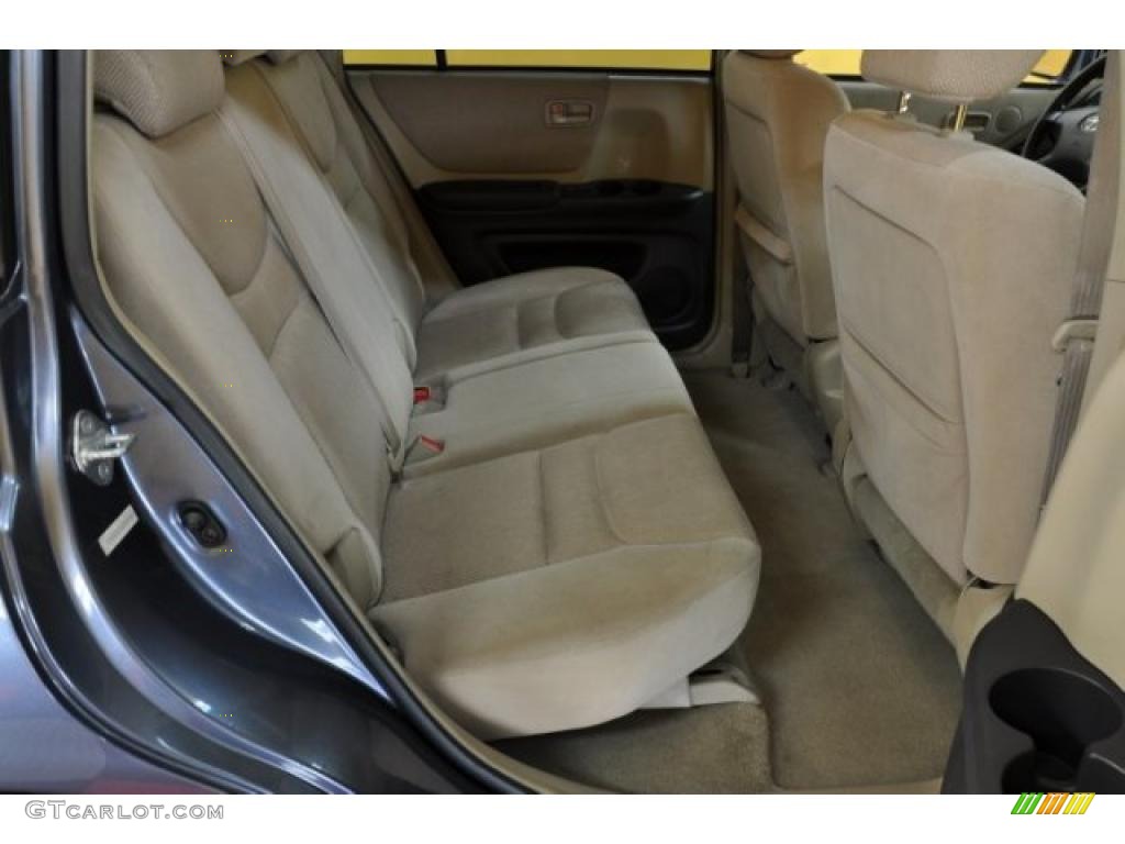 Ivory Interior 2001 Toyota Highlander 4WD Photo #40190331