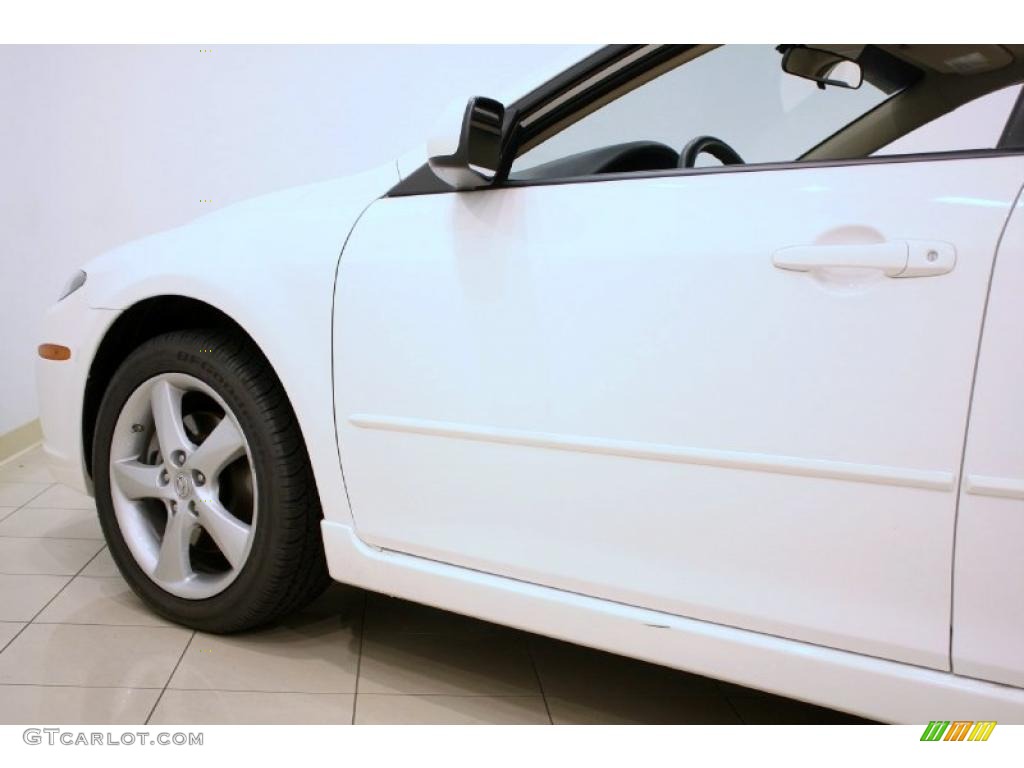 2008 MAZDA6 i Sport Sedan - Performance White / Beige photo #21