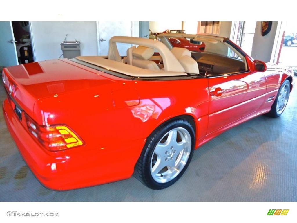 Magma Red 1999 Mercedes-Benz SL 500 Sport Roadster Exterior Photo #40190779