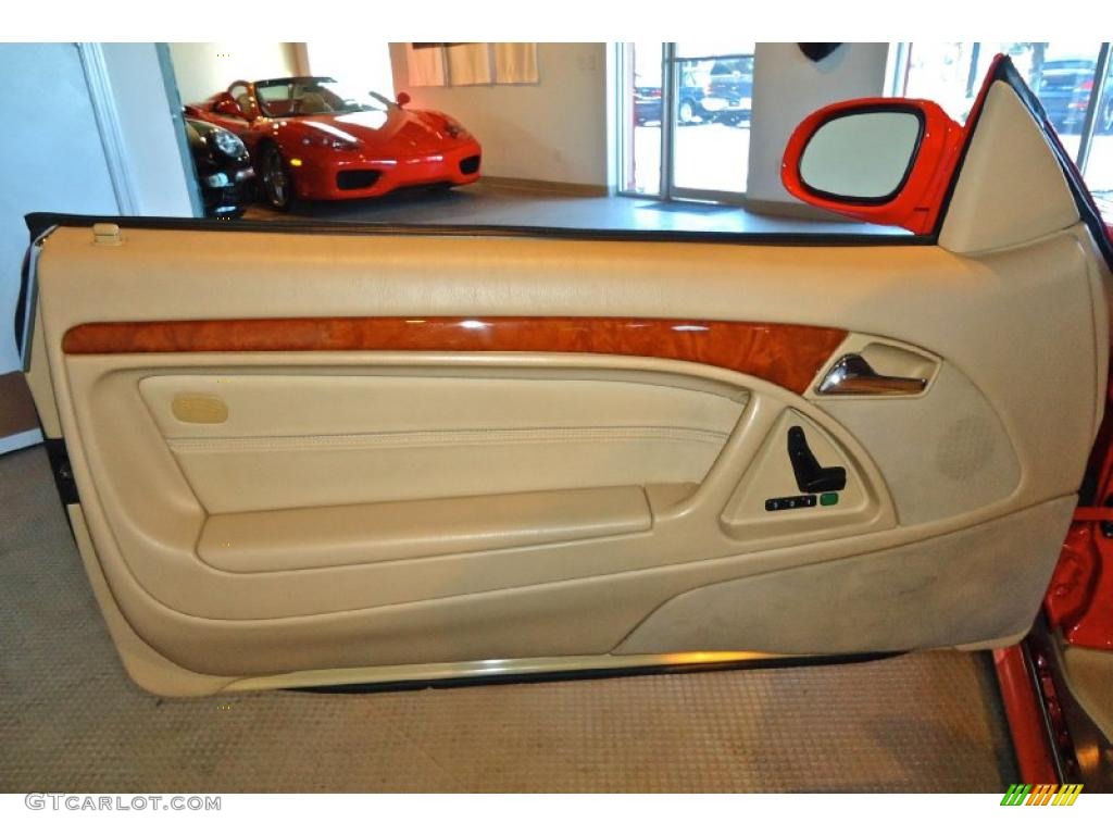 1999 Mercedes-Benz SL 500 Sport Roadster Java Door Panel Photo #40190983