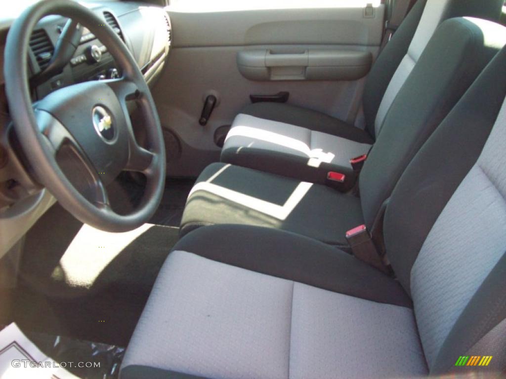 2008 Silverado 1500 Work Truck Regular Cab - Blue Granite Metallic / Dark Titanium photo #11