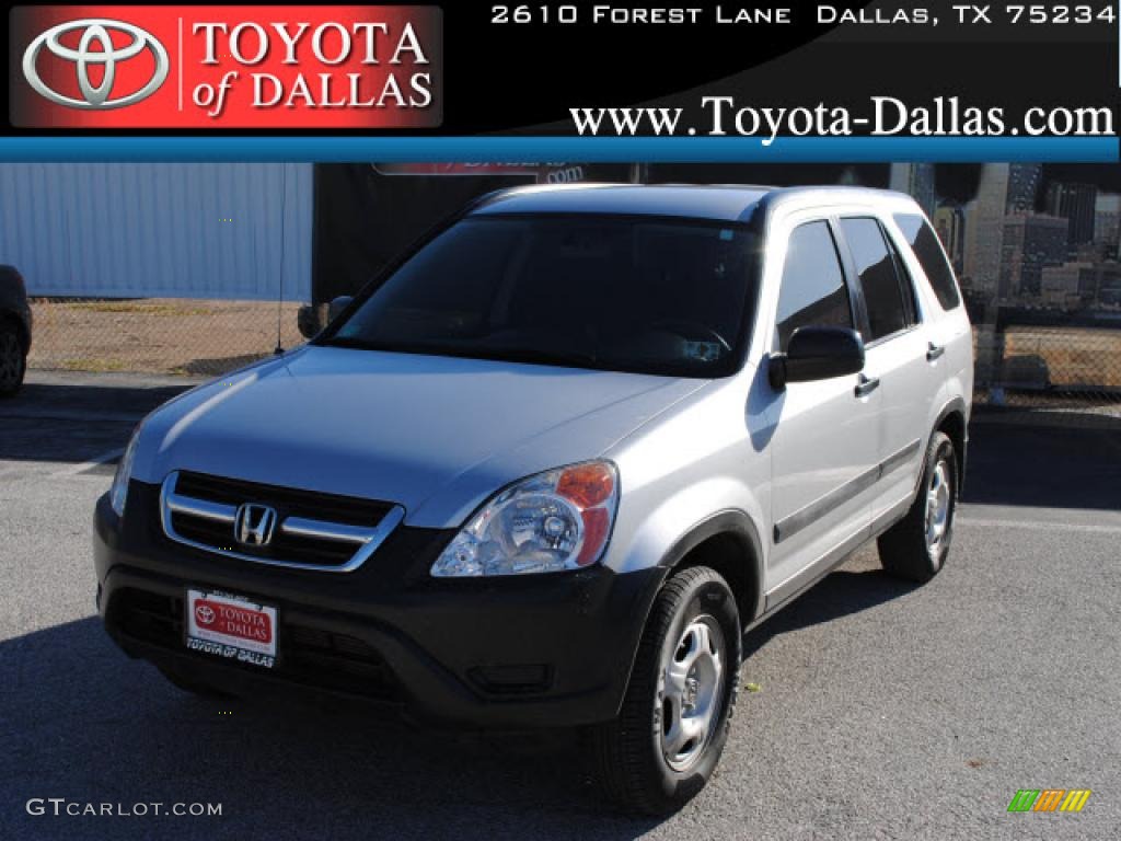 2004 CR-V LX - Satin Silver Metallic / Black photo #1