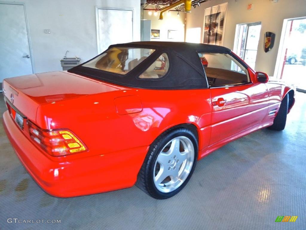 Magma Red 1999 Mercedes-Benz SL 500 Sport Roadster Exterior Photo #40191927