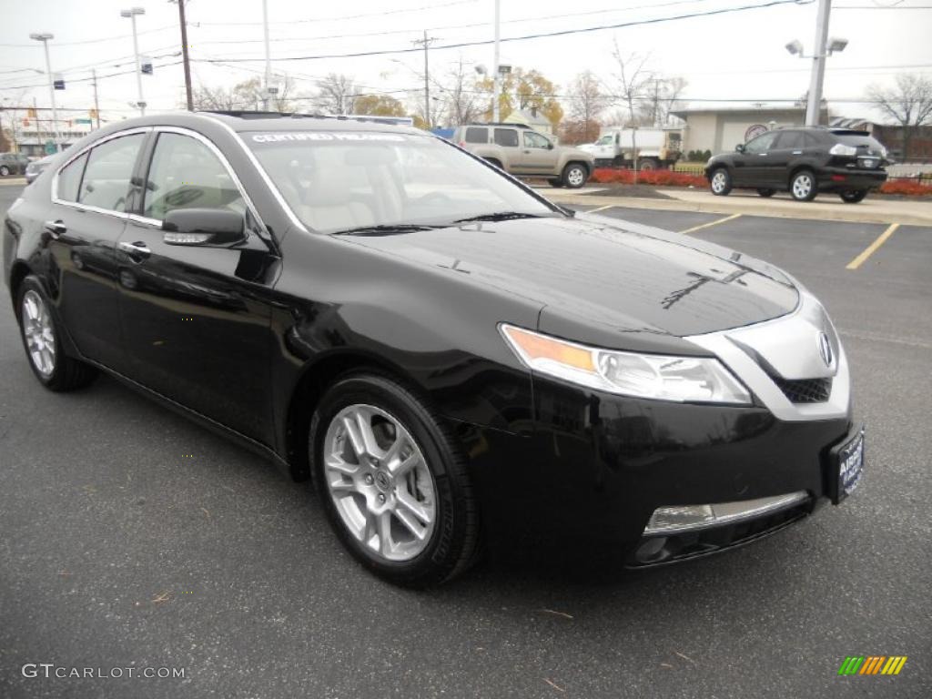 Crystal Black Pearl 2010 Acura TL 3.5 Technology Exterior Photo #40192594