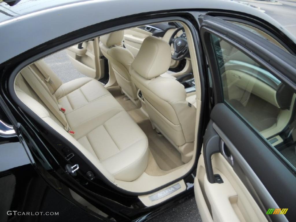 Parchment Interior 2010 Acura TL 3.5 Technology Photo #40192728