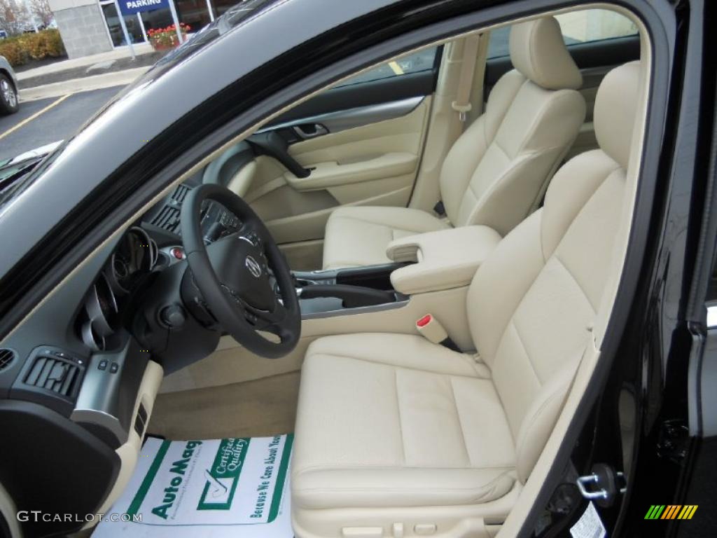 Parchment Interior 2010 Acura TL 3.5 Technology Photo #40192796