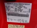  2008 F550 Super Duty XL Regular Cab Dump Truck Red Color Code F1