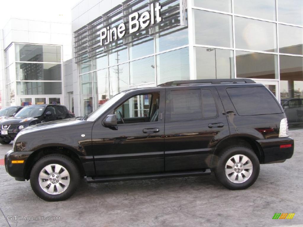 2006 Mountaineer Luxury AWD - Black / Charcoal Black photo #4